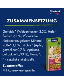Vitakraft Kräcker 2er Frucht Flakes für Hamster 112g