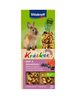 Vitakraft Kräcker 2er für Zwergkaninchen Wald- & Holunderbeere 112g