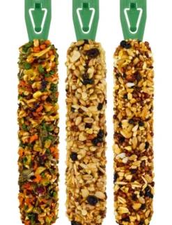 Vitakraft Kräcker 3er für Zwergkaninchen Gemüse, Nuss & Waldbeere 168g