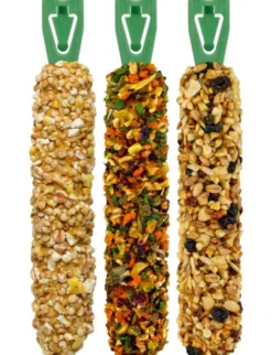 Vitakraft Kräcker 3er für Zwergkaninchen Popcorn, Gemüse & Nuss 160g