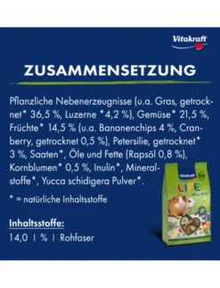 Vitakraft Life Wellness für Meerschweinchen 600g