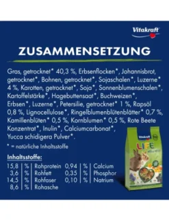 Vitakraft Life Wellness für Zwergkaninchen 600g