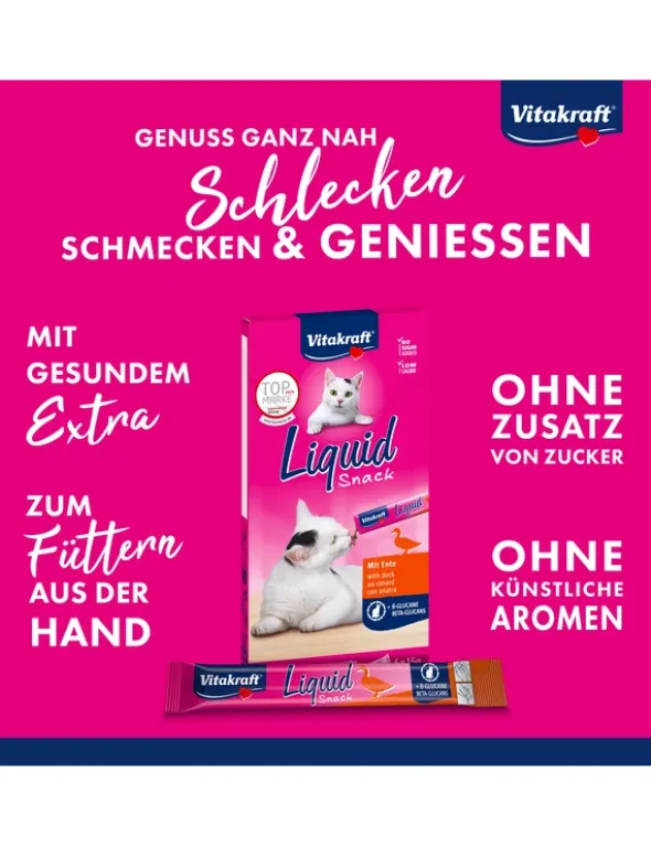 Vitakraft Liquid Snack Ente + Beta-Glucane 90g