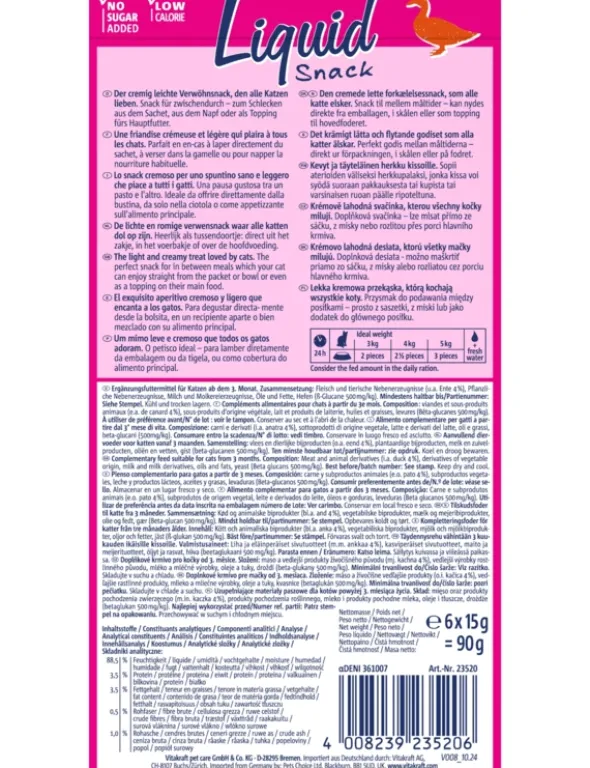 Vitakraft Liquid Snack Ente + Beta-Glucane 90g