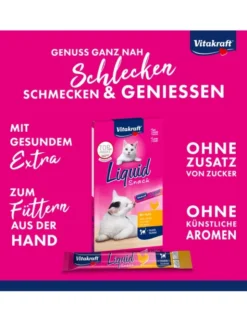 Vitakraft Liquid Snack Huhn + Taurin 90g
