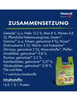 Vitakraft Menü Vital für Zwerghamster 400g