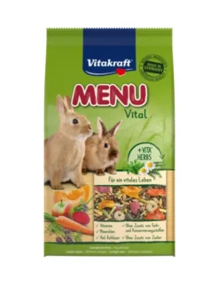 Vitakraft Menü Vital+Rohfaser für Zwergkaninchen 1kg