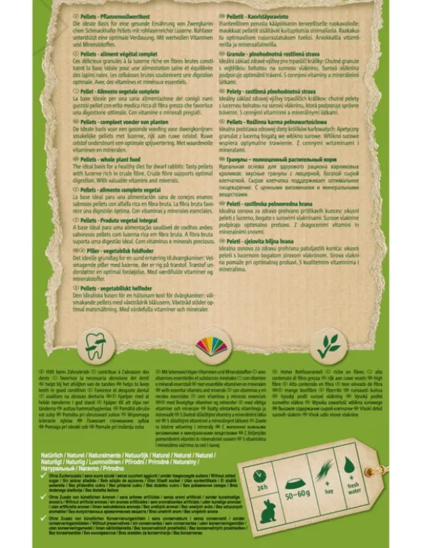 Vitakraft Pellets + Malz für Zwergkaninchen 1kg