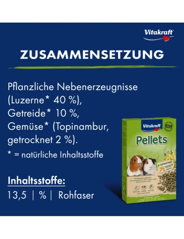 Vitakraft Pellets + Topinambur für Meerschweinchen 1kg
