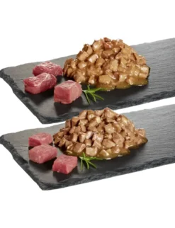 Vitakraft Poésie Délice Farm Selection in Sauce 4 x mit herzhaftem Rindfleisch, 4 x mit wertvollem Herz 680g