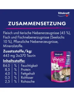 Vitakraft Poésie Délice in Sauce Seelachs 85g