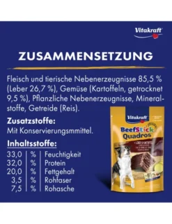 Vitakraft Quadros Leber & Kartoffel 70g