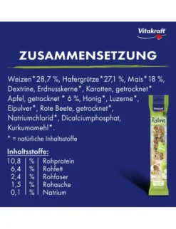 Vitakraft Rollinis für Nager Apfel 40g