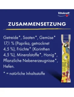 Vitakraft Rollinis für Papageien Saaten, Früchte & Gemüse 38g