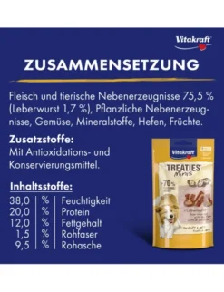 Vitakraft Treaties Minis Leberwurst 48g