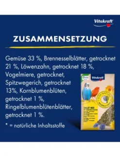 Vitakraft Vita Nature Salat Mix Vogel 10g
