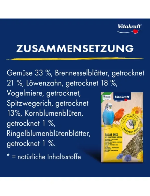 Vitakraft Vita Nature Salat Mix Vogel 10g