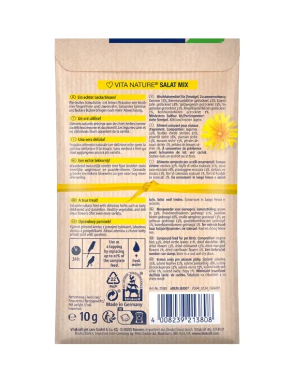 Vitakraft Vita Nature Salat Mix Vogel 10g