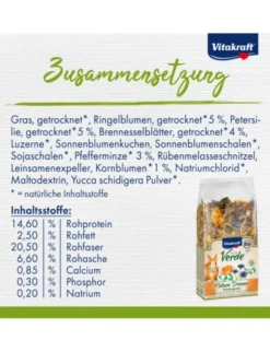 Vitakraft Vita Ver Nature Dinner für Zwergkaninchen 400g