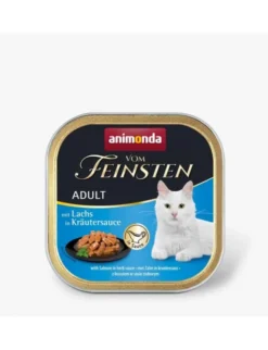 Vom Feinsten Adult mit Lachs in Kräutersauce 100g
