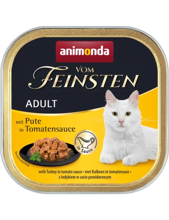 Vom Feinsten Adult mit Pute in Tomatensauce 100g