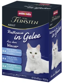 Vom Feinsten Adult Raffinesse in Gelee Multipack Varietäten aus dem Wasser 1kg