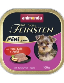 Vom Feinsten Junior Mini mit Pute, Kalb + Apfel 100g