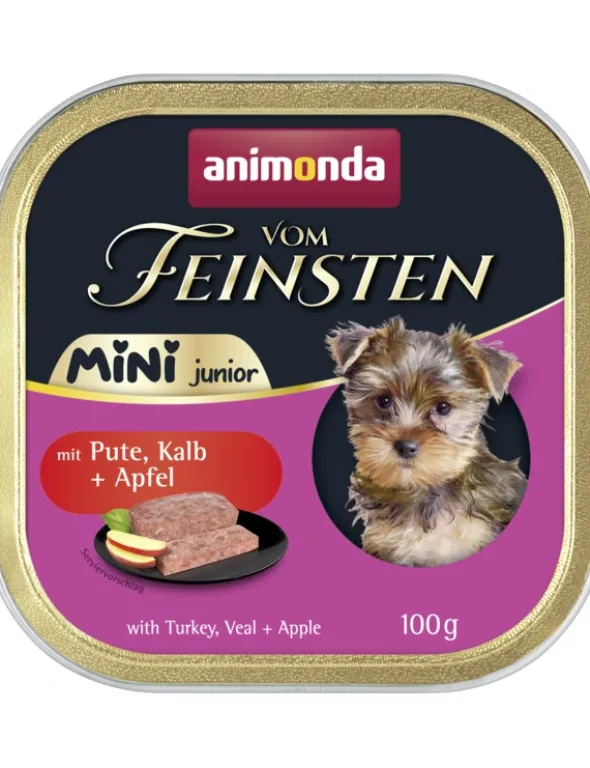 Vom Feinsten Junior Mini mit Pute, Kalb + Apfel 100g