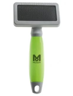 WAHL Zupfbürste ergonomischer Gelgriff grün L