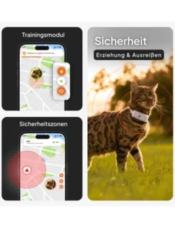 Weenect XS GPS Tracker für Katzen schwarz