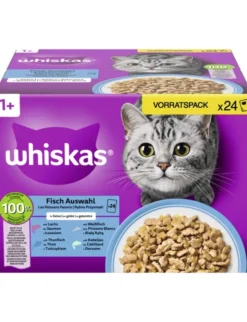 whiskas 1+ Fisch Auswahl in Gelee 2kg