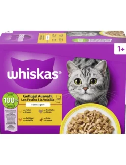 whiskas 1+ Geflügel Auswahl in Gelee 1kg