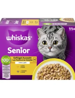 whiskas 11+ Geflügel Auswahl in Gelee 1kg