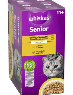 whiskas 11+ Geflügel Auswahl in Gelee 1kg