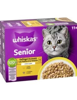 whiskas 11+ Geflügel Auswahl in Gelee 1kg