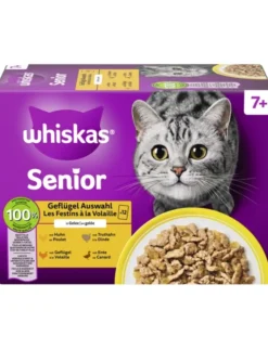 whiskas 7+ Geflügel Auswahl in Gelee 1kg