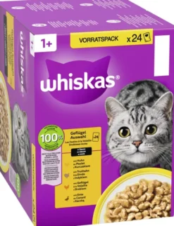 whiskas 1+ Geflügel Auswahl in Sauce 2kg