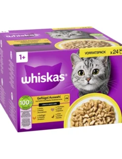 whiskas 1+ Geflügel Auswahl in Sauce 2kg