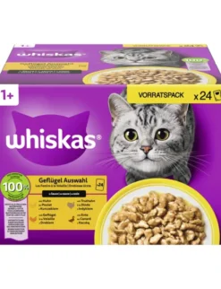 whiskas 1+ Geflügel Auswahl in Sauce 2kg