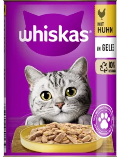 whiskas 1+ in Gelee mit Huhn 400g