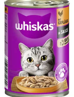 whiskas 1+ in Sauce mit Geflügel 400g