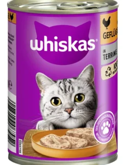 whiskas 1+ in Terrine mit Geflügel 400g