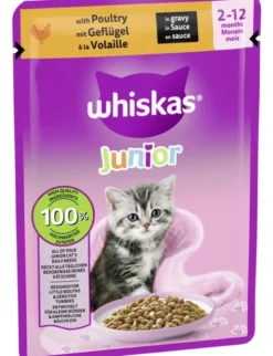 whiskas Junior Geflügel in Sauce mit Geflügel 85g