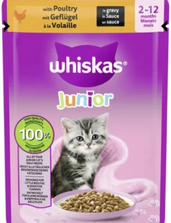 whiskas Junior Geflügel in Sauce mit Geflügel 85g