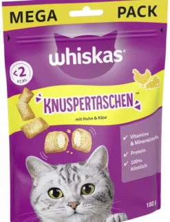 whiskas Knuspertaschen mit Huhn und Käse 180g