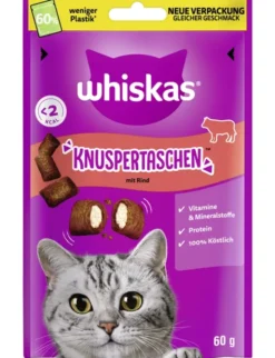 whiskas Knuspertaschen mit Rind 60g