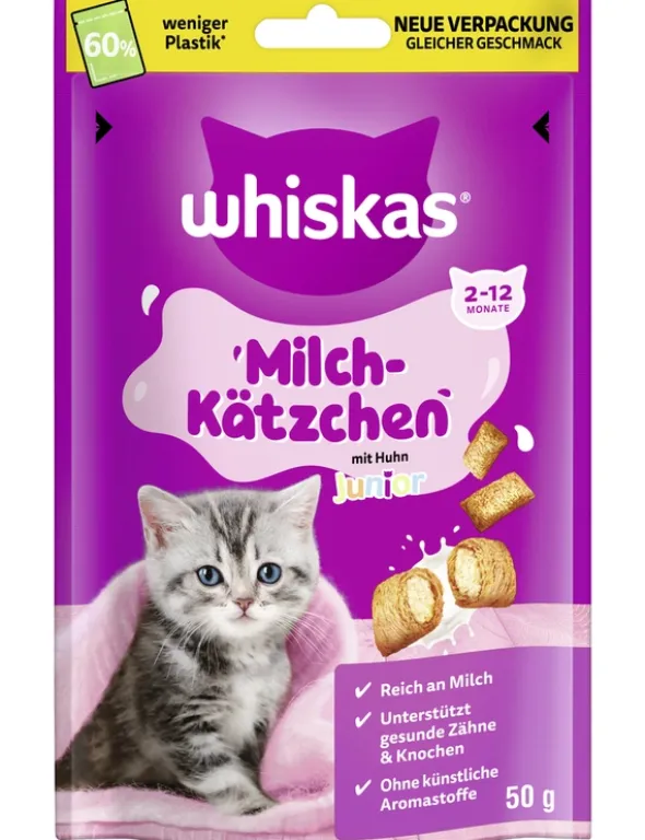 whiskas Milch-Kätzchen Junior mit Huhn 50g