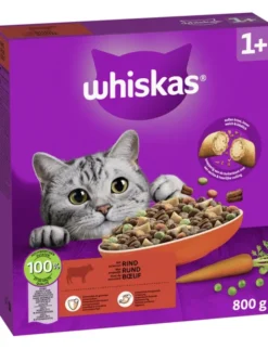 whiskas 1+ mit Rind 800g