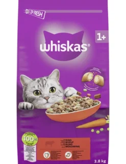 whiskas 1+ mit Rind 3,8kg