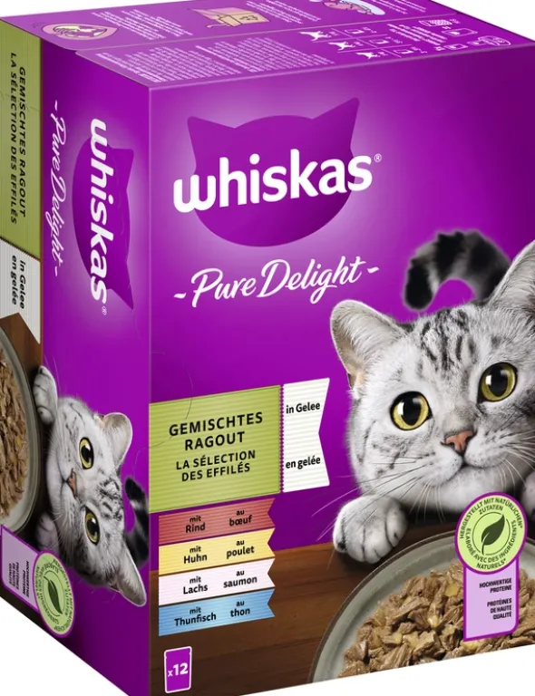 whiskas Pure Delight Gemischtes Ragout in Gelee 1kg